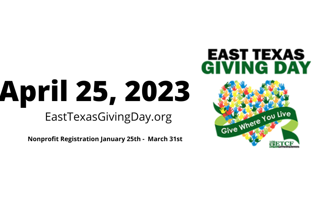 Early Giving For East Texas Giving Day